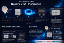 Charger l'image dans la galerie, Global Invacom OTx Kit 1310nm + Quattro GTU Unit