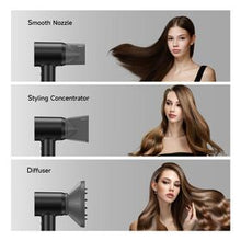 Load image into Gallery viewer, Laifen Swift Special - High Speed Hairdryer with 3 Nozzles (Black)
