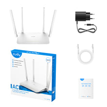 Load image into Gallery viewer, Cudy 1200mbps Gigabit WiFi Mesh Router WR1300
