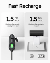 Load image into Gallery viewer, Veger 5,000mAh Powerbank, PD20W, Built In USB-C, Plug In Type