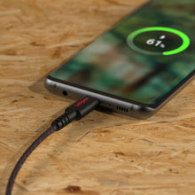 Charger l'image dans la galerie, 1m Rugged USB-C to USB-C Cable with Kevlar Fiber