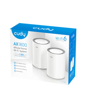 Load image into Gallery viewer, Cudy AX1800 Dual Band Gigabit Wi-Fi 6 Mesh System (2 Pack)