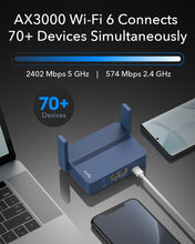 Load image into Gallery viewer, Cudy AX3000 WiFi 6 VPN 2.5GB Travel Router