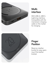 Load image into Gallery viewer, Veger 10,000mAh Powerbank, Magsafe 15W, PD20W, Built In Stand