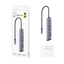 Load image into Gallery viewer, Cudy 7 in 1 USB-C Hub with SD/TF, 4K HDMI UH407