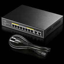 Load image into Gallery viewer, Cudy 8 Port Gigabit PoE Switch + 2 Uplink 120W