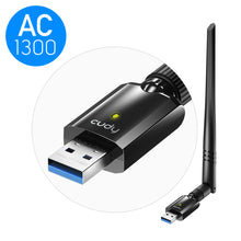 Load image into Gallery viewer, Cudy AC1300 High Gain Dual Band USB Wi-Fi Adapter