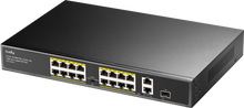Load image into Gallery viewer, Cudy 16 Port 100M PoE+ Switch + 2 GB Uplink + SFP 200W
