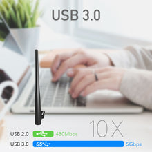 Load image into Gallery viewer, Cudy AC1300 High Gain Dual Band USB Wi-Fi Adapter