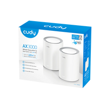 Load image into Gallery viewer, Cudy AX3000 Dual Band 2.5GB Wi-Fi 6 Mesh System (2 Pack)