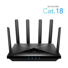 Load image into Gallery viewer, Cudy 4G LTE-A PRO Cat18 1800mbps WiFi 6 Router with Mesh / Dual Sim / WAN Failover