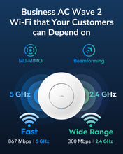 Load image into Gallery viewer, Cudy AC1200 Gigabit PoE Wireless Access Point (Includes PoE Injector)