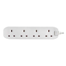 Charger l'image dans la galerie, Masterplug Basics 4 Socket 1-metre 13amp Extension Lead