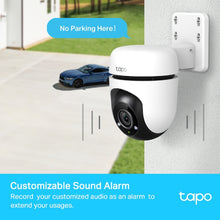 Load image into Gallery viewer, Tapo 1080P Outdoor IP65 Pan Tilt Smart Wi-Fi Two Way Audio

