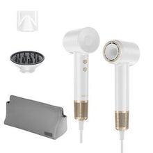 Load image into Gallery viewer, Laifen Swift Premium - High Speed Hairdryer with Attachments &amp; Carry Case (White/Gold)

