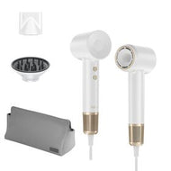 Laifen Swift Premium - High Speed Hairdryer with Attachments & Carry Case (White/Gold)
