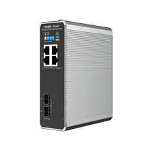Charger l'image dans la galerie, Reyee 6-Port Cloud Managed Industrial Switch, with 1 x PoE++ Port, 3 x PoE+ Ports, and 2 x SFP Uplink Ports
