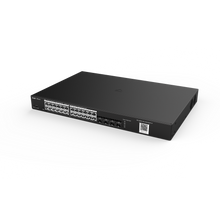 Load image into Gallery viewer, Reyee 28 Port Gigabit PoE+ Layer 2 Smart Switch / 4 SFP Ports - Cloud Managed, 370W
