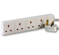4 Gang Mains Power Extension Lead 5m