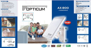 Outdoor Tv Aerial (Opticum AX 800 DVB-T/T2)