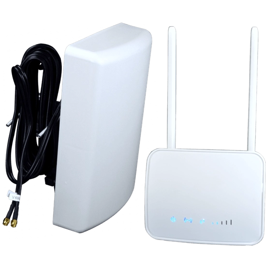 4G Wi-Fi/Mi-Fi Kit: Featuring Router and MiMo Panel Antenna