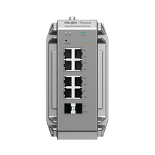 Charger l'image dans la galerie, Reyee 10 Port Industrial Grade Gigabit Cloud Managed PoE+ Switch with 2 SFP Uplink, 240W
