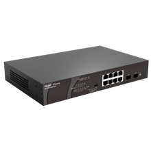 Load image into Gallery viewer, Reyee 10 Port Gigabit PoE+ Switch 8 Ports GB PoE + 2 SFP Ports, 120W
