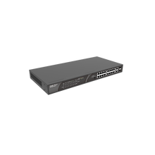 Load image into Gallery viewer, Reyee 18 Port 100Mbps PoE+ Switch 16 Ports PoE + 2 GE + 2 SFP Ports, 120W
