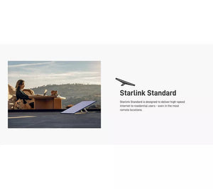 STARLINK Standard Satellite Antenna & WiFi Router Kit (New Gen) - Tri-band