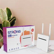 4G LTE CAT 6 (300 Mbit/s) Router with 4 Gigabit ports