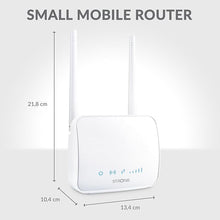 Load image into Gallery viewer, Mini 4G LTE (150 Mbps) Wi-Fi (300 Mbit/s) Router 1xLAN Port
