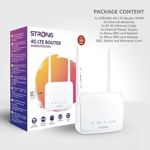 Mini 4G LTE (150 Mbps) Wi-Fi (300 Mbit/s) Router 1xLAN Port