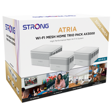 Load image into Gallery viewer, 3 Pack 5000SQFT - AX3000 Whole home Wi-Fi 6 Mesh System
