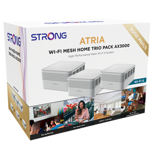 3 Pack 5000SQFT - AX3000 Whole home Wi-Fi 6 Mesh System
