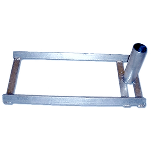 Drive-On Mobile Mast Mount, 46x23cm, Fits 2in Masts or Less