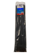 Pack Qty: 100 - 380 X 4.8mm Black Cable Ties