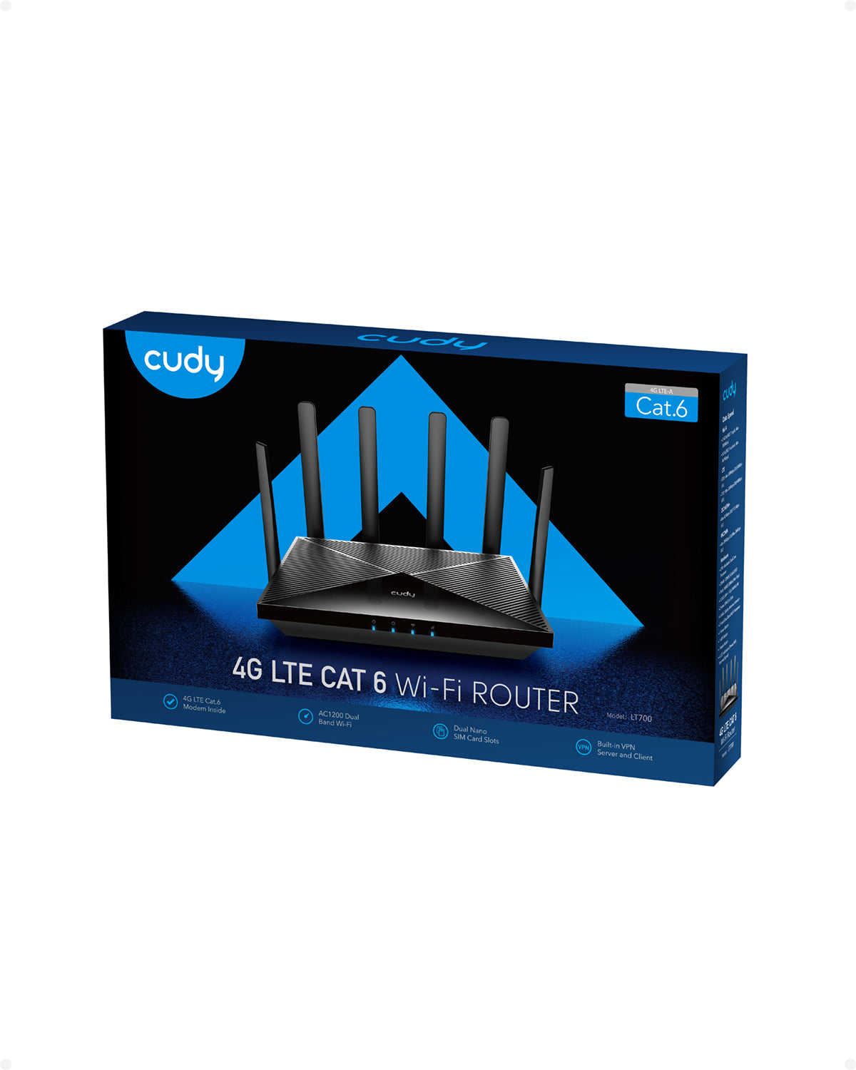 Cudde 4g Router Cudy 4G LTE Cat6 1200mbps WiFi Router with Mesh / Dual Sim / WAN Failo ...