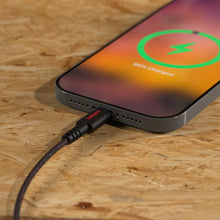Charger l&#39;image dans la galerie, 1m Rugged USB-A to Lightning Cable with Kevlar Fiber [MFi-Certified]
