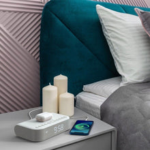 Load image into Gallery viewer, iBox Slumber Bedside Alarm Clock Radio w/ Wireless Charging &amp; Bluetooth
