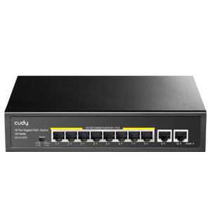 Cudy 8 Port Gigabit PoE Switch + 2 Uplink 120W