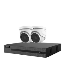 Load image into Gallery viewer, HiLook 2 Camera Kit - 8MP Domes - 1TB HDD
