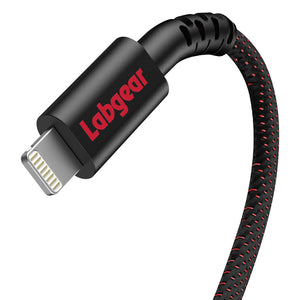 1m Rugged USB-A to Lightning Cable with Kevlar Fiber [MFi-Certified]