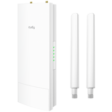 Load image into Gallery viewer, Cudy Outdoor AC1200 Gigabit PoE Wireless Access Point with Mesh (Includes PoE Injector)
