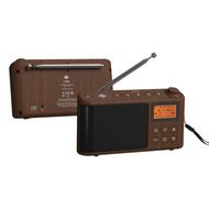 iBox Spectrum FM Portable Radio Wood