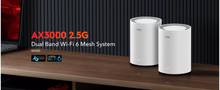 Load image into Gallery viewer, Cudy AX3000 Dual Band 2.5GB Wi-Fi 6 Mesh System (3 Pack)
