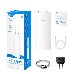 Cudy Outdoor 4G LTE Cat4 1200Mbps Router LT500 Outdoor