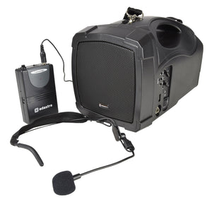 Handheld PA with Neckband Mic, USB, FM & Bluetooth
