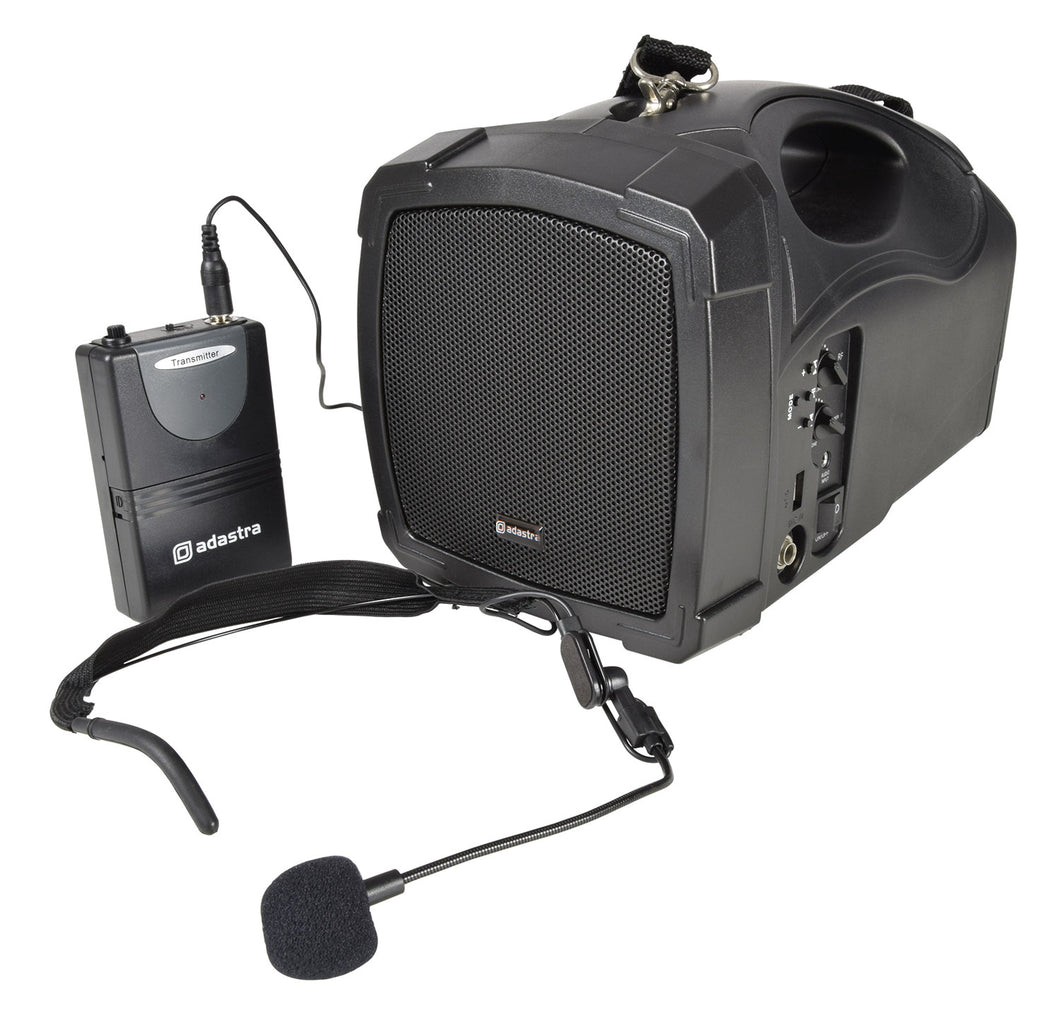 Handheld PA with Neckband Mic, USB, FM & Bluetooth