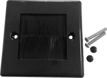 Load image into Gallery viewer, PROception - Single Gang Brush Wall Plate - Black
