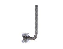 Load image into Gallery viewer, 180mm Stand off, 350mm Height Galvanised Steel Wall Mount (32mm Diameter)
